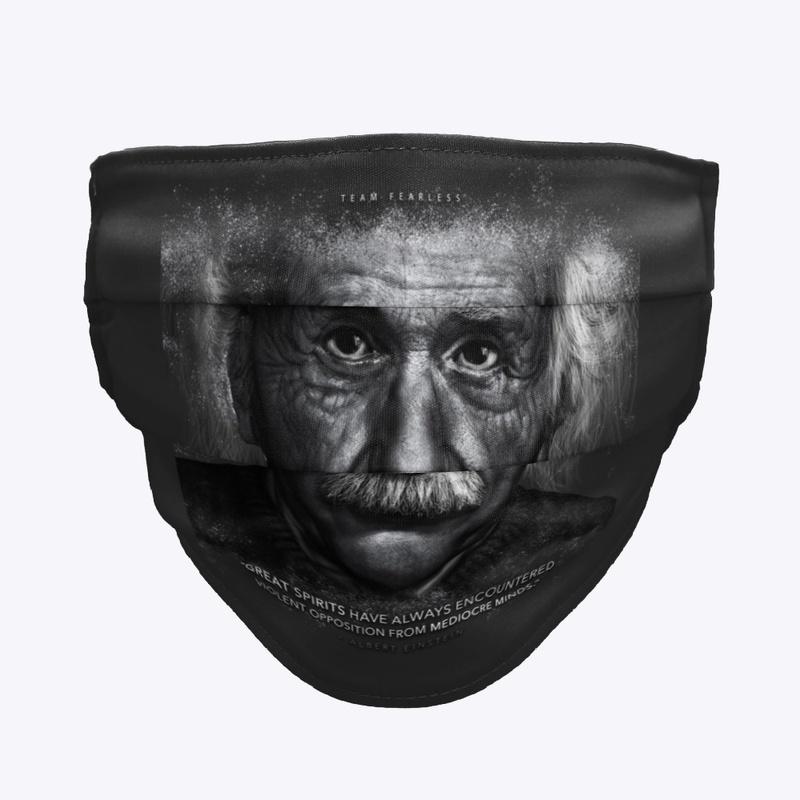 Albert Einstein "Mediocre Minds" Apparel