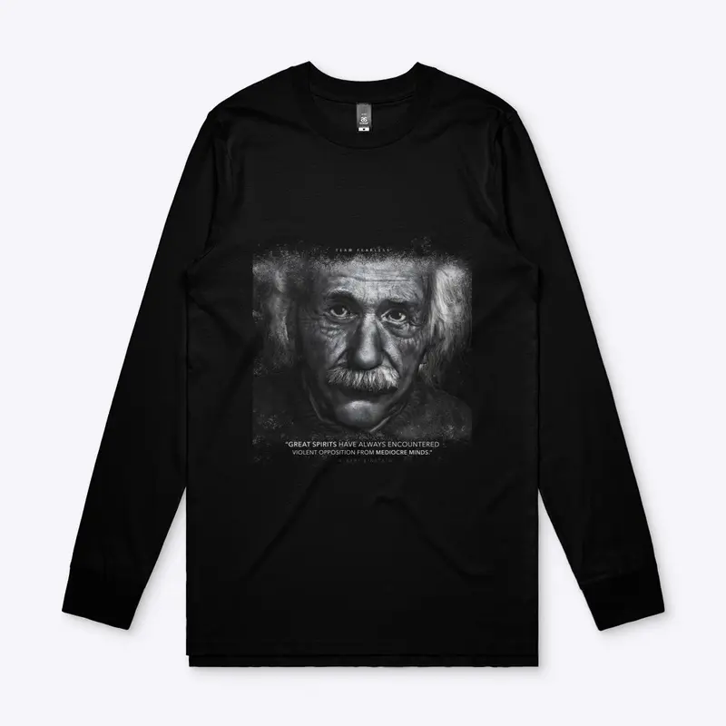 Albert Einstein "Mediocre Minds" Apparel