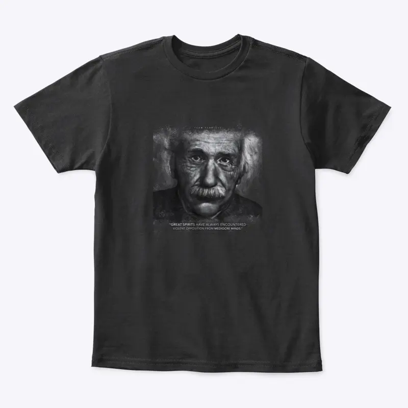 Albert Einstein "Mediocre Minds" Apparel